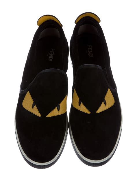 fendi slip on sneakers men|fendi monster block sneakers men.